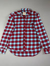 Hollister | Flannel Shirt Red Sky Blue | (S)