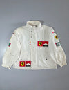 Vintage Ferrari Marlboro F1 Racing Jacket White Club 66 racing jacket, Ferrari/Marlboro patches (XL/2XL)