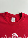 Santa's Not Real" Funny Christmas Sweatshirt – Red (S)