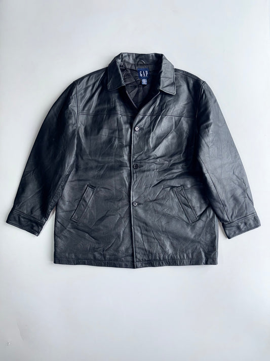 Vintage Gap Premium Original Heavy Leather Jacket (2XL)