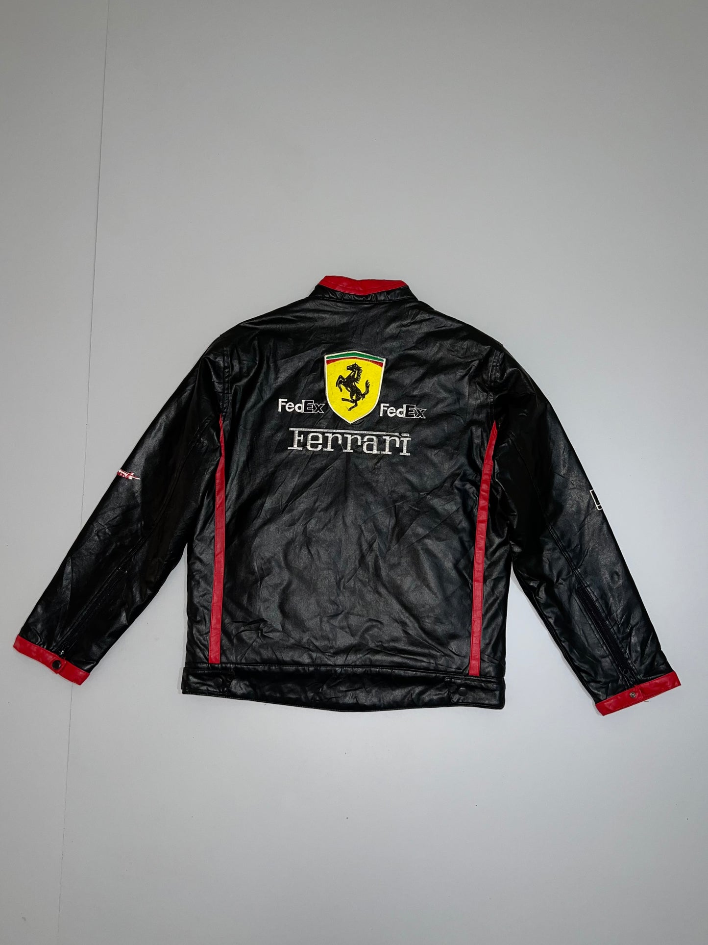 Z F1 Racing Jacket Original Leather Jacket (RARE FIND) (M/L)