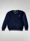 BOSS Hugo Boss Navy V-Neck Sweater(L)