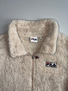 Fila Sherpa Fleece Full-Zip Jacket – Beige (S)