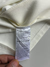 Adidas | Off-White Long Sleeve Quarter-Button Polo | (M)