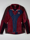Black Yak Extreme Peak Colorblock Full-Zip Fleece Jacket – Burgundy/Navy (S/M)