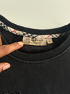 Burberry London Tonal Embroidered Equestrian Knight Sweatshirt (M)