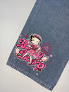 Betty Boop Jeans | Vintage Y2K Baggy Denim Jorts | (W:30) (L:27)