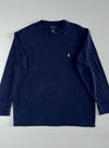 Polo Ralph Lauren Thermal Waffle Knit Long Sleeve  Navy Blue, Men’s (2XL)