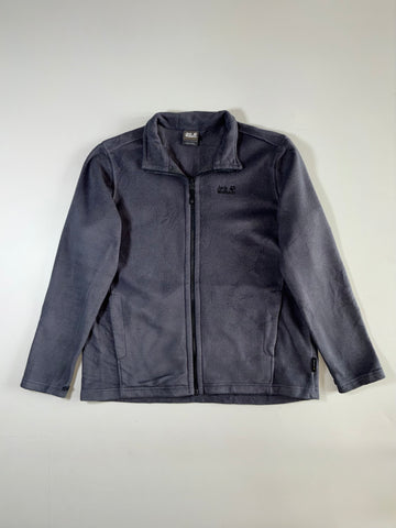 Jack Wolfskin Grey Full-Zip Fleece Jacket (XL)