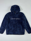 Champion Navy Sherpa Hoodie (L)