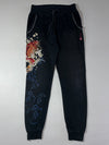 Nippon Blue Japanese Koi Embroidered Jogger Pants (W:33) (L:42)
