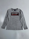 Abercrombie & Fitch | Grey Logo Longsleeve | (XL)