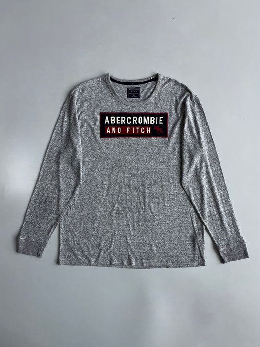 Abercrombie & Fitch | Grey Logo Longsleeve | (XL)