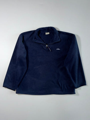 Vintage 90s Quiksilver Quarter Zip Fleece – Navy (XL)