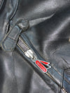 Vintage Hein Gericke Black Leather Motorcycle Racing Jacket Padded (S/M)