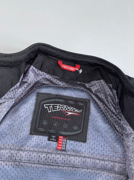 Honda x Teknic “Engineered to Win” Vintage Leather Moto Racing Jacket (M)