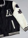 America Today | Black Varsity Letterman Jacket (M/L)