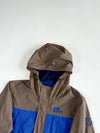 NEPA Hooded Outdoor Mountain Jacket – Brown/Cobalt Blue (S)