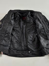 Vintage Profirst Black White Motorcycle Racing Jacket padded (XL)