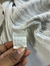 Polo Ralph Lauren White Cable-Knit V-Neck Cardigan with Black Pony Logo (S)