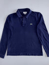 Lacoste Slim Fit Long Sleeve Polo | Navy Blue (M)