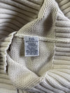 Ralph Lauren Women's Cream Chunky Knit Shawl Collar Sweater – (S)
