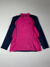 Discovery Expedition Pink & Navy Quarter Zip Pullover Women’s (S/M)