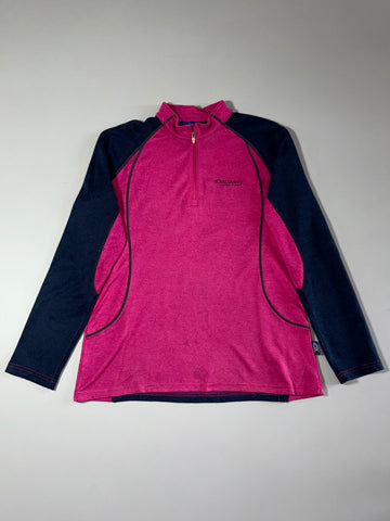 Discovery Expedition Pink & Navy Quarter Zip Pullover Women’s (S/M)