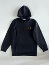 Carhartt WIP Black Script Logo Hoodie (Xl)