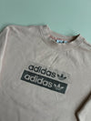 Adidas Originals Blush Pink Double Logo Oversized Sweatshirt (2XL)