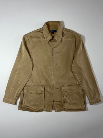 Polo by Ralph Lauren | Tan Field/Zip Jacket  (XL)