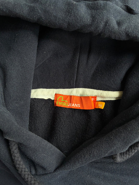 Evisu Jeans "Mighty" Wing Appliqué Hoodie – Navy | (S)