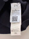 Stone Island Navy Wool Crewneck Sweater with Compass Badge(S)