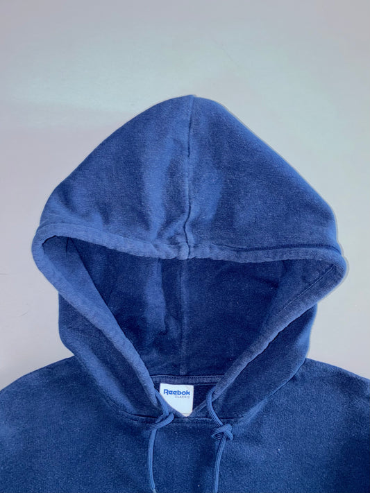Reebok Classic Vector Tape Sleeve Pullover Hoodie Navy (L)