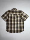 Vintage Timberland Weathergear Short Sleeve Plaid Shirt – Olive/Cream (L)