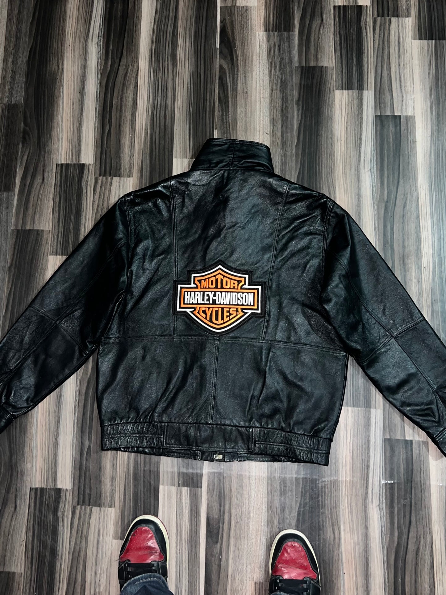 ZHAREL DAVIDSON LEATHER JACKET (RARE) (L/XL)