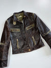 Flora Smith Premium Original Moto Leather Jacket (S)