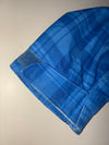 Columbia Interchange Blue Plaid Hooded Shell Jacket (M)