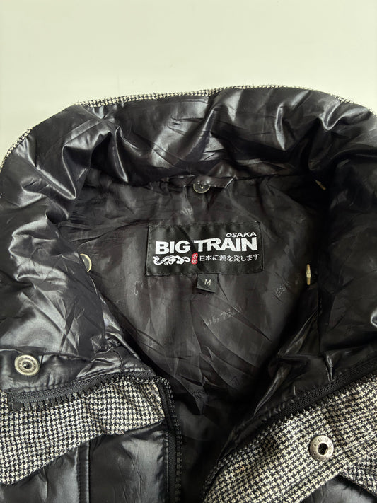Big Train Osaka Houndstooth Puffer Vest – Japanese Streetwear | (M)