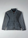 Quiksilver Grey Washed Harrington Jacket  (M)
