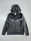 Nike | Tape Logo Zip Hoodie | Black/Grey (L)