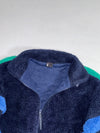 Spyder Colorblock Sherpa Fleece Retro Ski Jacket (L)