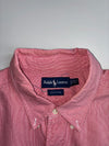 Ralph Lauren Pinstripe Oxford Shirt Red (3XL/4XL)