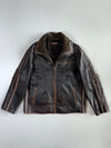 Danier Shearling Collar Leather Jacket (XL/2Xl)