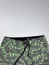 Globe Green Monstera Leaf Print Board Shorts (W:33) (L:16)