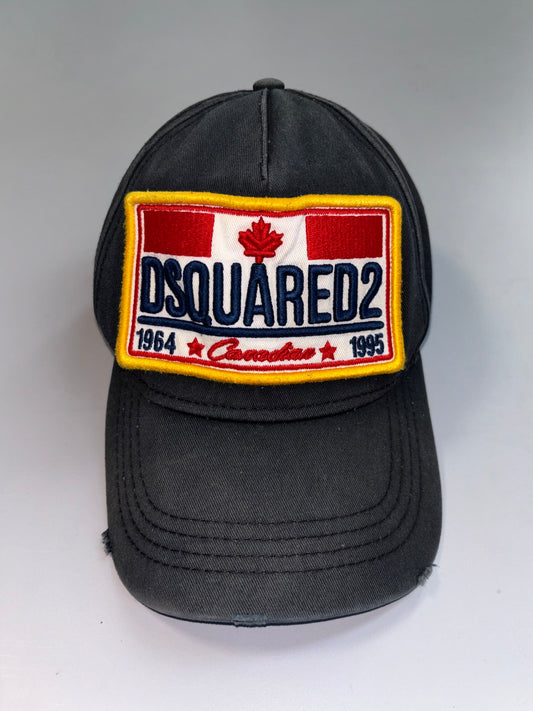Dsquared2 | Canadian Flag License Plate Patch Distressed |  Cap Adjustable