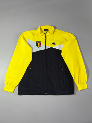 Vintage Kappa Belgium Track Jacket – Yellow & Black (L)