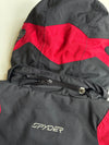 Spyder Black & Red Hooded Ski Jacket (S)