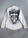 Eighty Eight | Gothic Cross Print Shirt (XL)