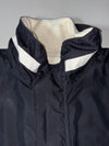 Vintage Nike Reversible Two-Tone Swoosh Jacket Black/Cream (2XL)